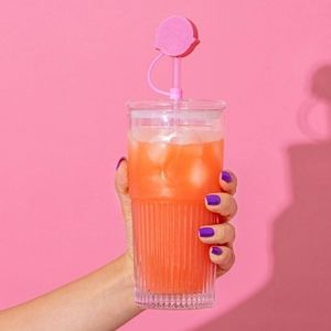 Barbie glass tumbler 19 oz Barbie dreamhouse living tour